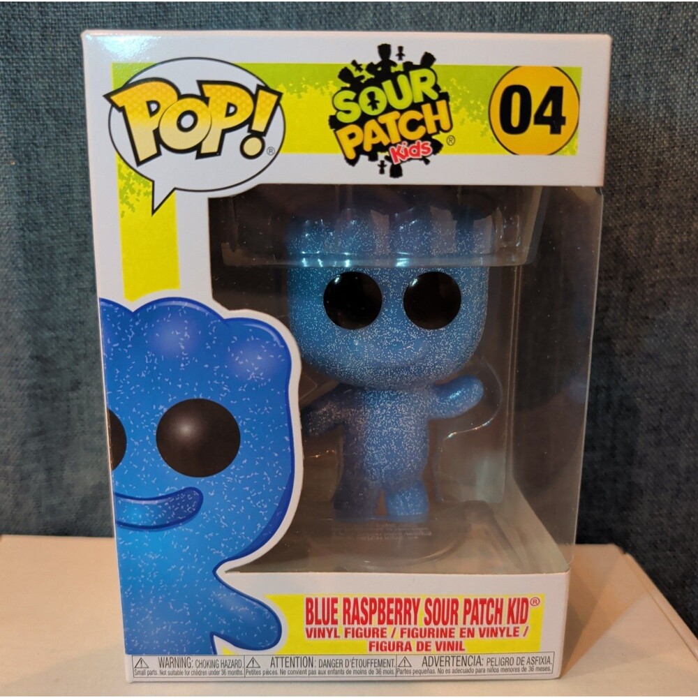 Funko Pop 04 Sour Patch Kids Blue Raspberry Glitter 2021 NIB 889698571100 - Picture 2 of 16